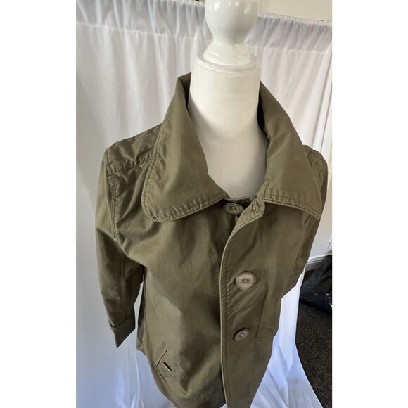 Spiewak & Sons army green jacket, lined,  large buttons size small - Picture 8 of 10